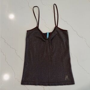 Marciano Shimmering Brown Camisole